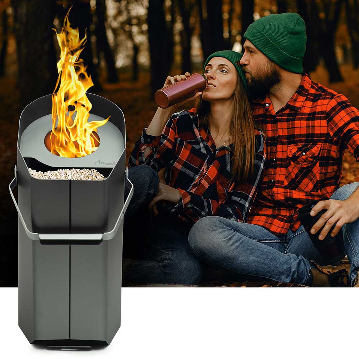 Estufa de Patio a Pellet Amesti Icon
