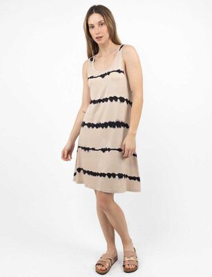 Imagen 2 del producto Vestido Midi Sin Mangas Mujer Alma Azul, Mostaza, Negro-Prin