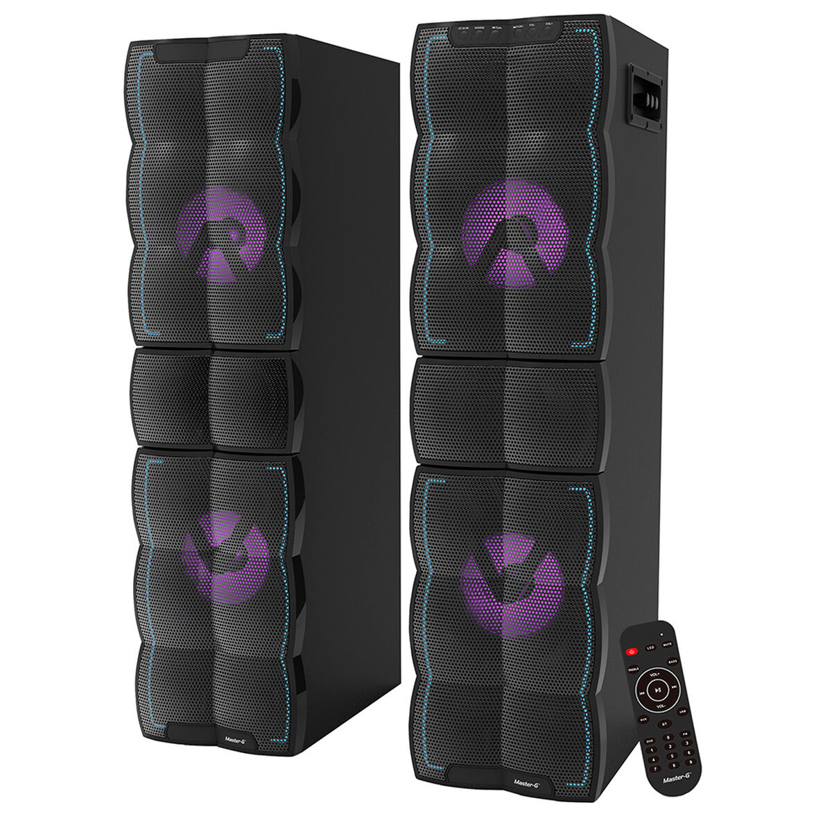 Parlante Karaoke Master-G Black Wall