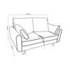 Sofá Home Mobili Denver 3 Cuerpos Gris