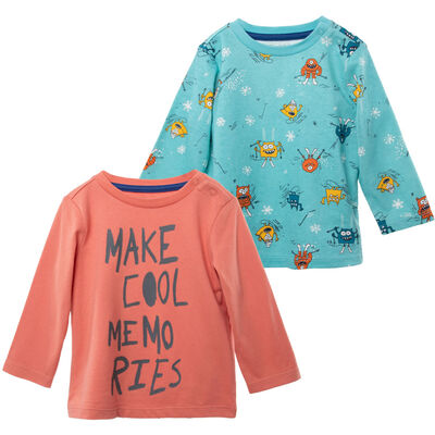 Pack 2 Polera Manga Larga de Algodón Chess Baby