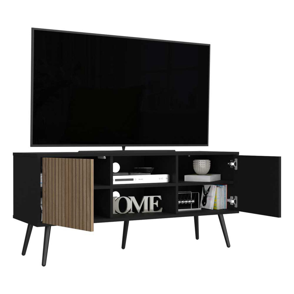 Rack TV TuHome Funes Hasta 47" Wengue