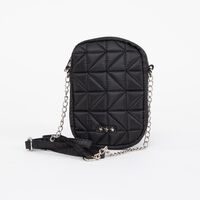 Porta Celular Negro Mujer Icono