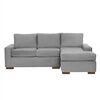 Sofá Seccional Derecho Latam Home Livorno 3 Cuerpos Gris