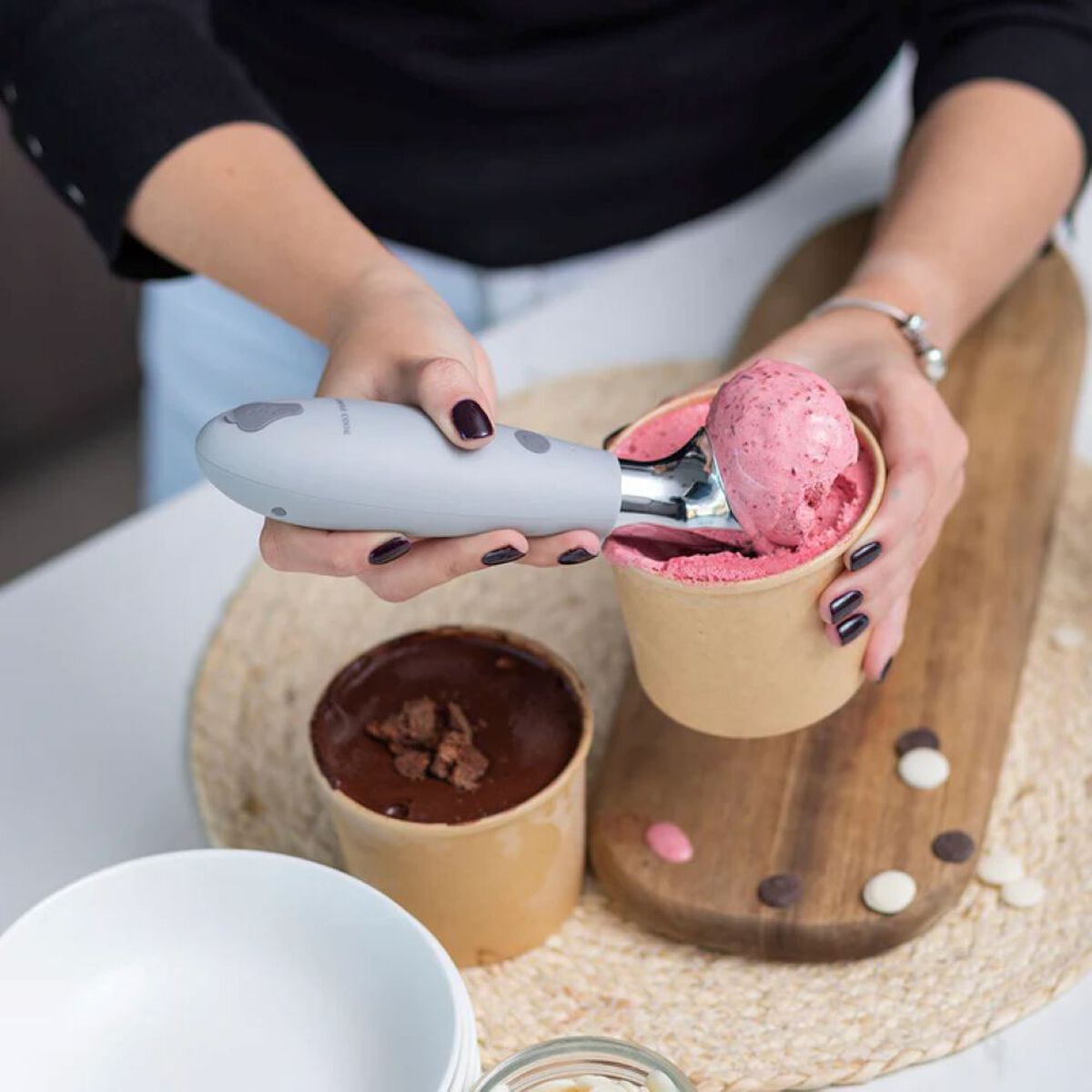 Cuchara de Helado El&eacute;ctrica Gelato Simple Cook