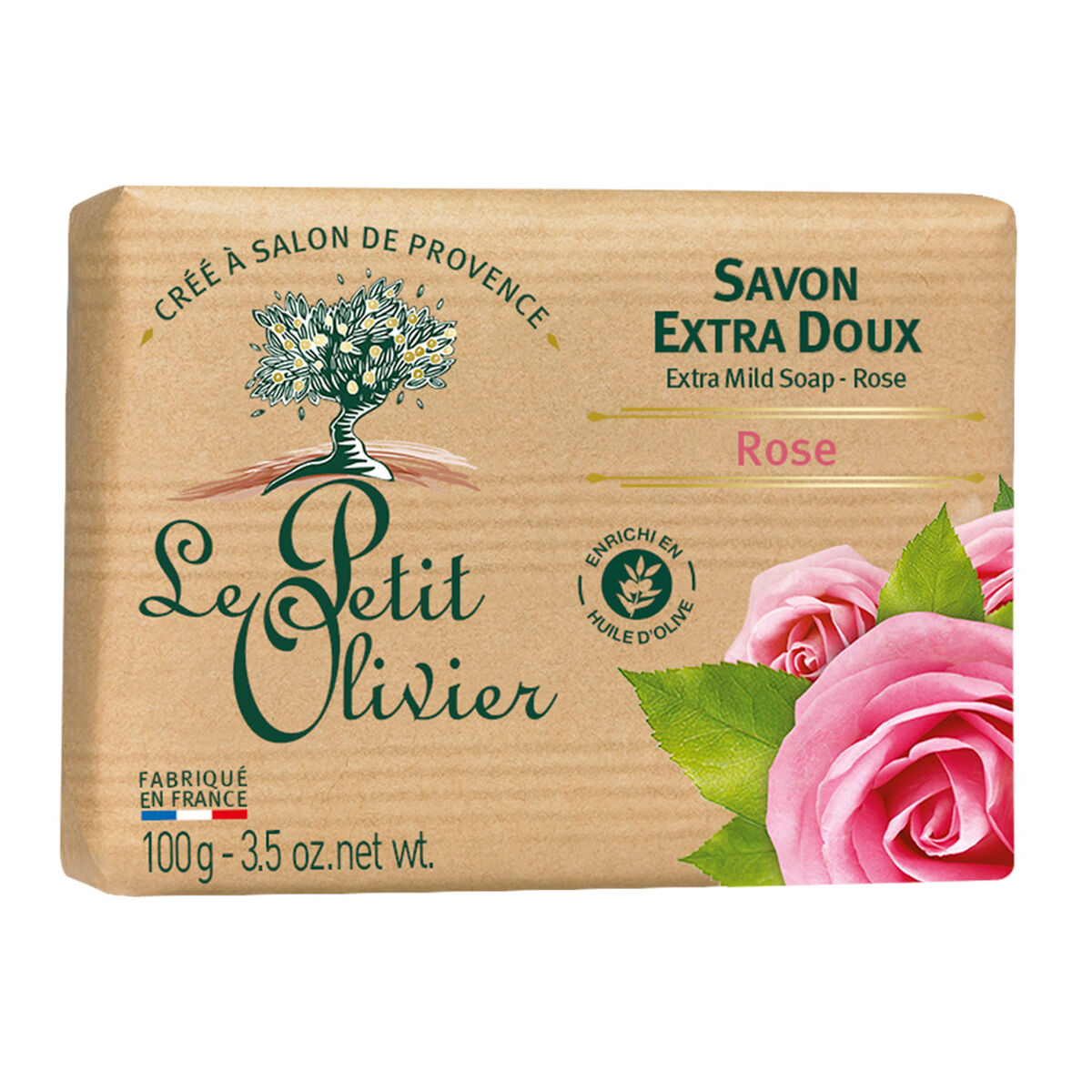 Jabón Extra Suave Rosa - Vegano - 100 gr
