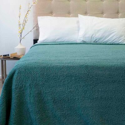 Imagen 2 del producto Frazada Poliéster Doral King Deluxe Verde
