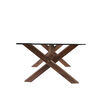 Mesa de Centro Spazzio Cross Nogal