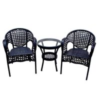 Juego De Terraza Casanova Rattan Café