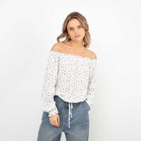 Blusa Campesina Mujer Icono Color-1