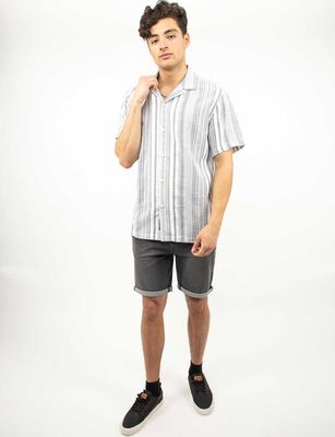 Imagen 2 del producto Camisa Estampada Manga Corta Hombre Ypsd Azul, Beige, Verde