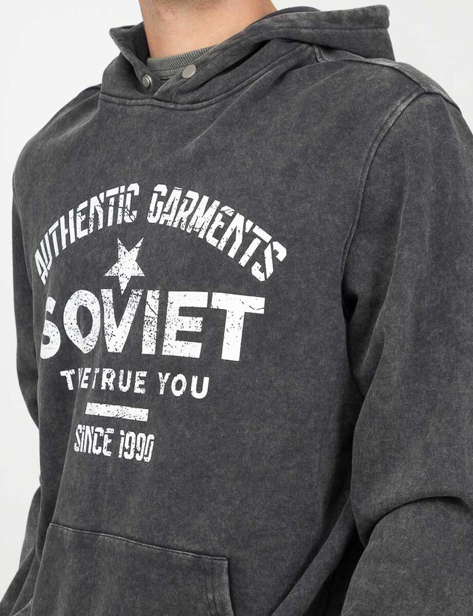 Poler&oacute;n Hoodie Oversize Vintage Hombre Soviet