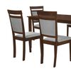 Combo Juego de Comedor Casanova Milan 6 Sillas Café + Juego de Cubiertos Zibel K-3650 30 Piezas + Set 4 Mugs Casanova MG-0518 Colores