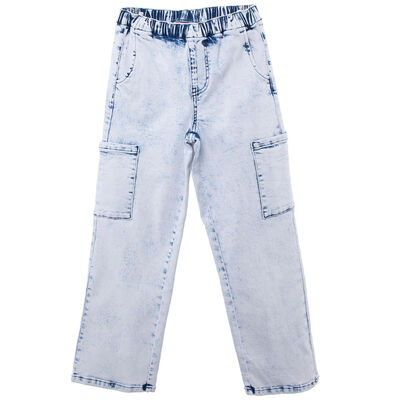 Jeans de Algodón Niña Chess