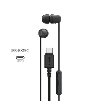 Imagen 1 del producto Audífonos In Ear SONY IER-EX15C/BZUC Negro