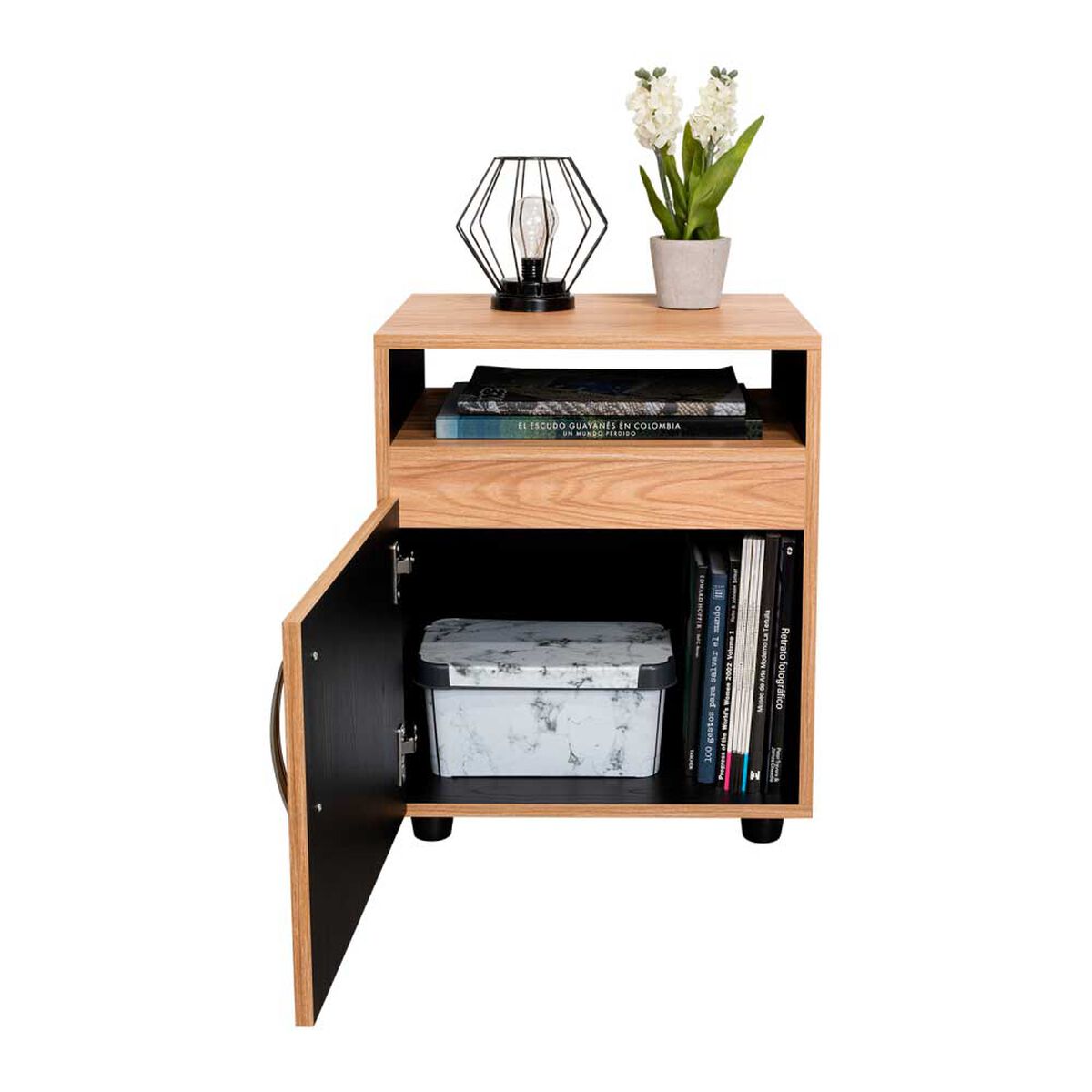 Velador Tuhome Barilo 1 Puerta Fresno Wengue