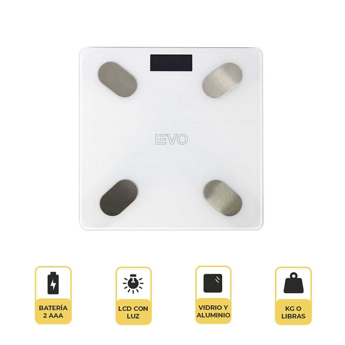 Pesa Digital Levo Household Blanca