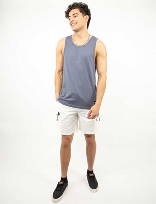 Imagen 2 del producto Polera Musculosa Hombre Icono Azul, Blanco, Celeste, Negro, Verde