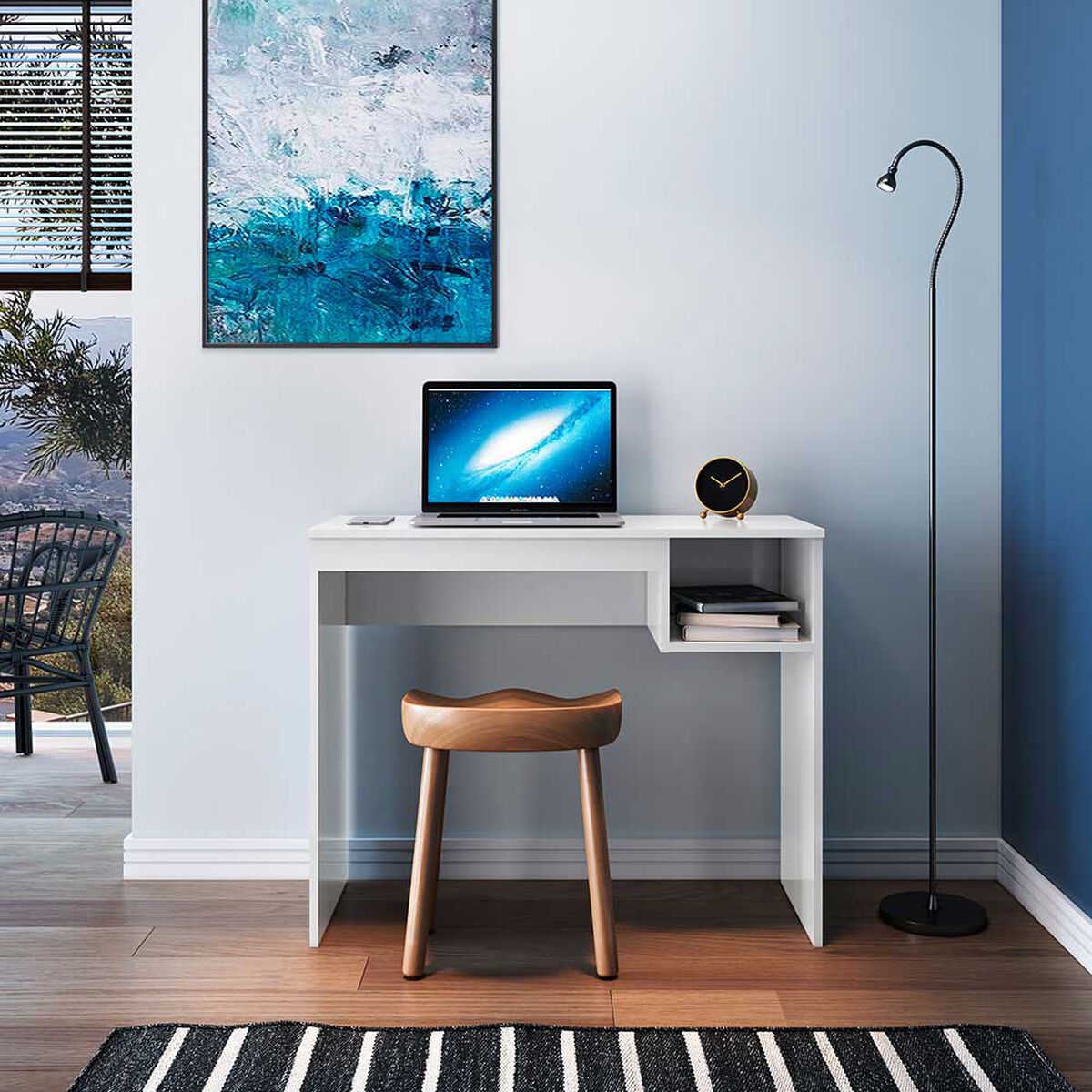 Escritorio Vekkahome Noronha Blanca