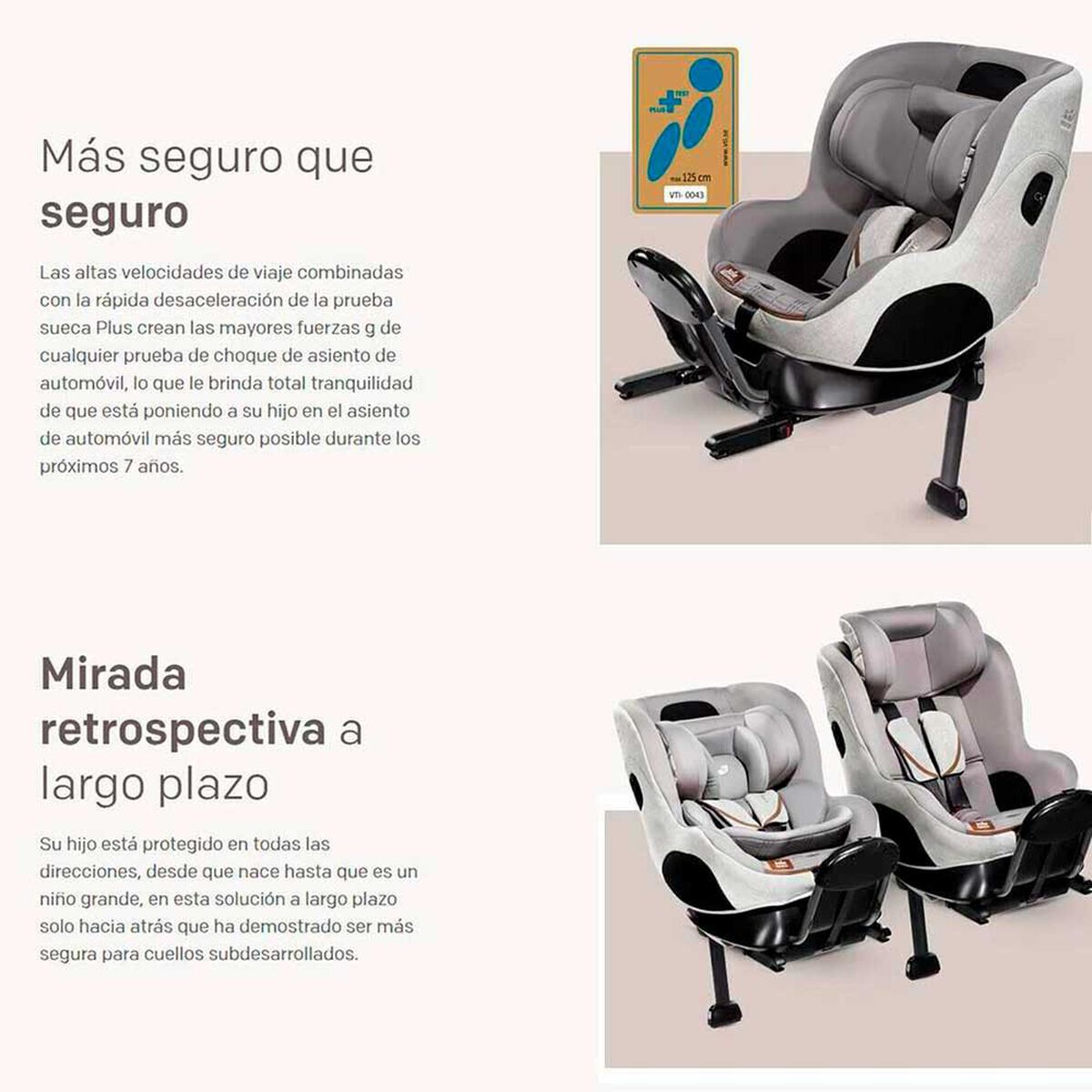 Silla de Auto Convertible Gris Joie