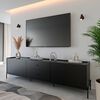 Rack Decocasa Jasper Hasta 75" Negro