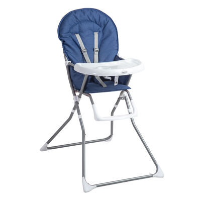 Silla de Comer Plegable Vectra Azul Bebesit