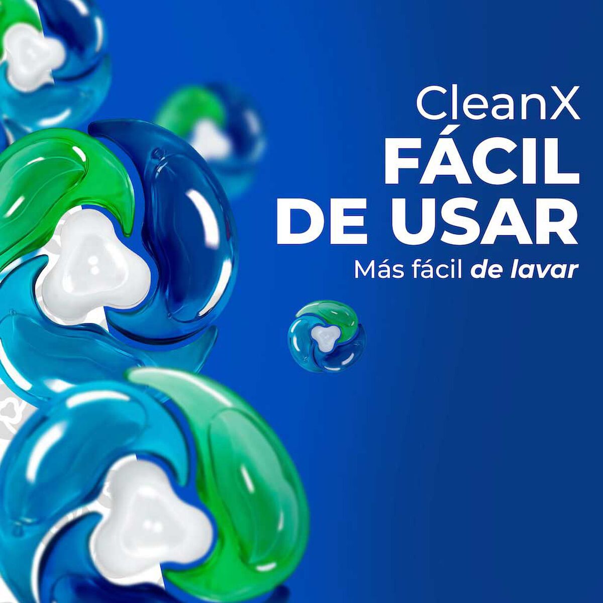 Detergente CleanX en 35 Capsulas