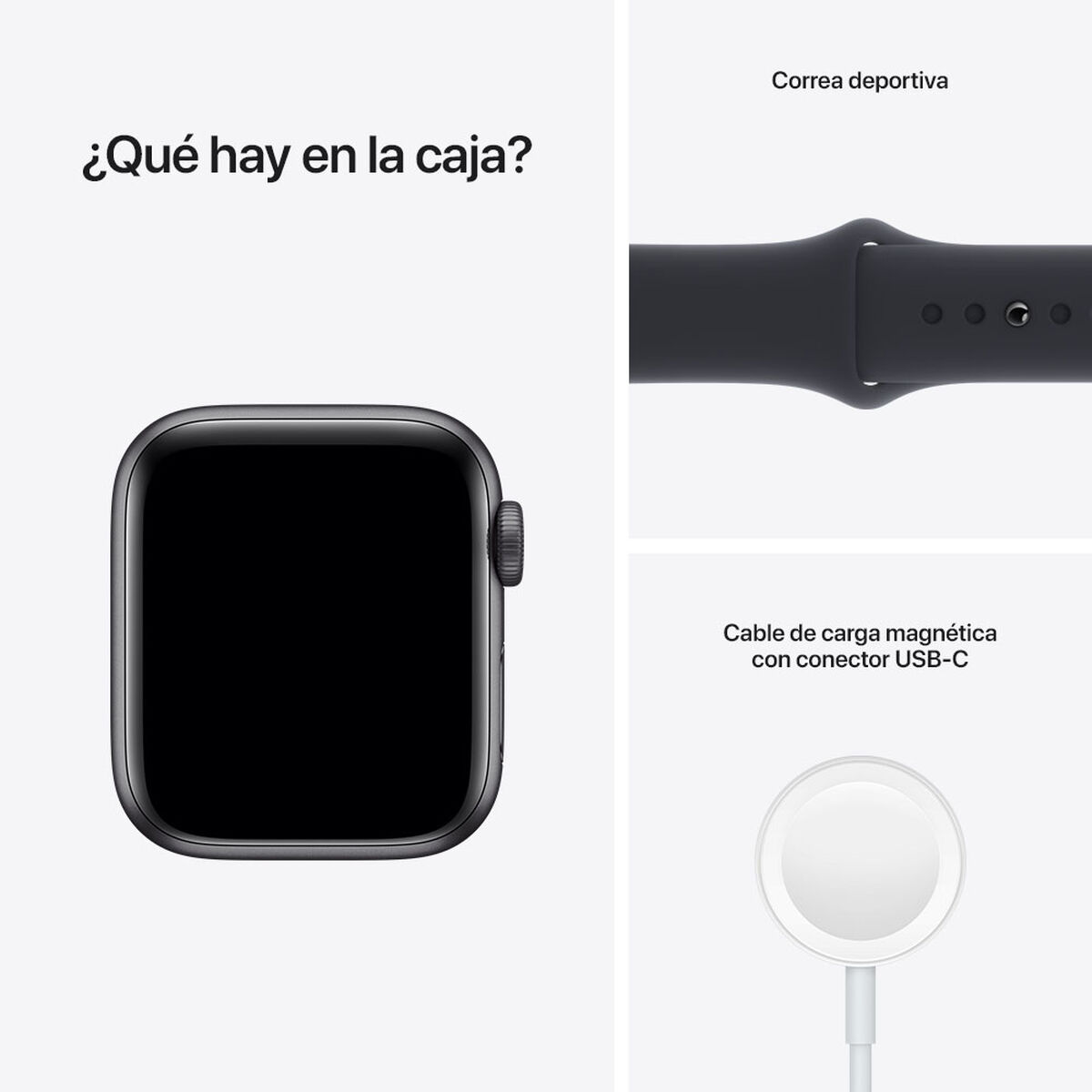 Smartwatch Apple Watch SE GPS 40mm Gris Espacial