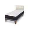 Cama Europea CIC 1,5 Plazas Premium + Respaldo Dublin Alpino