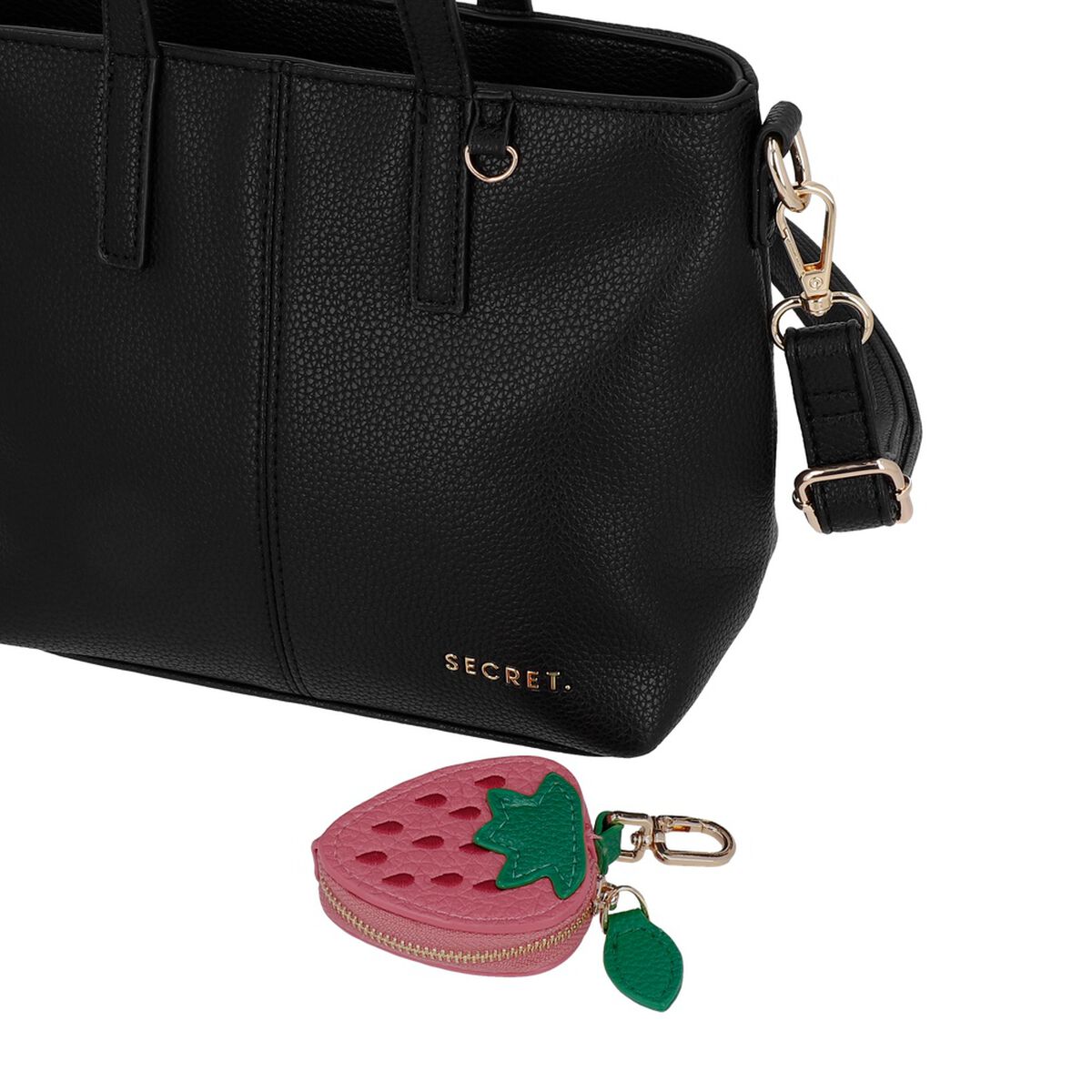 Cartera Bandolera Secret Aruba SC7 Mediana Negro