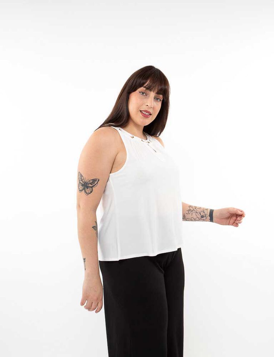 Blusa Sin Mangas Mujer Extralindas