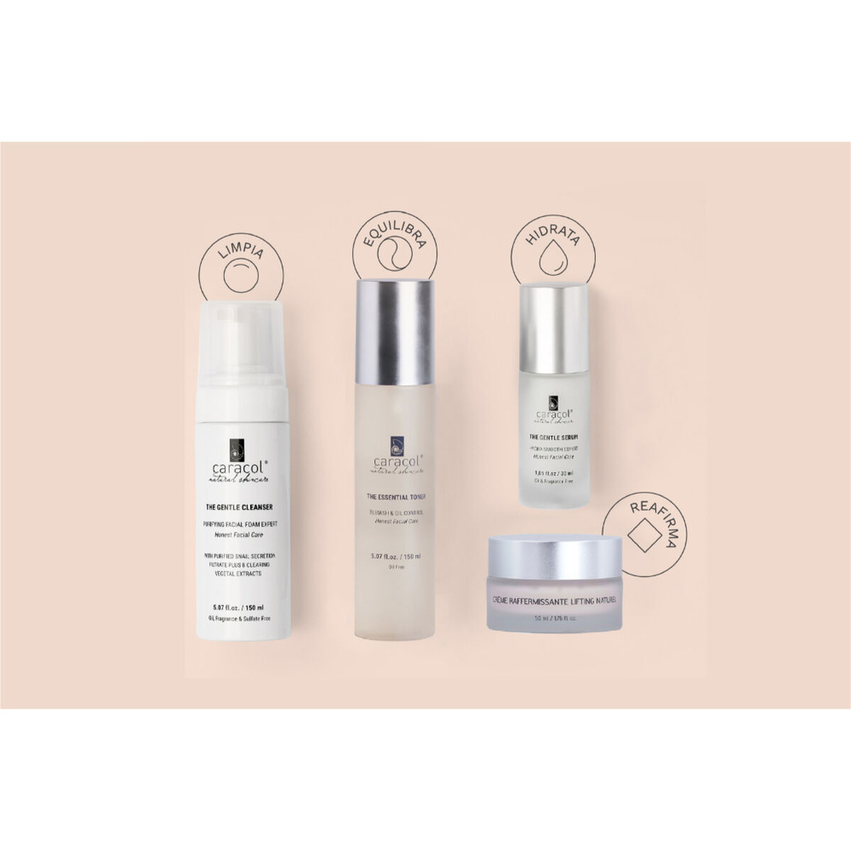 Pack Fórmula Reafirmante Anti-Edad Caracol Natural Skin
