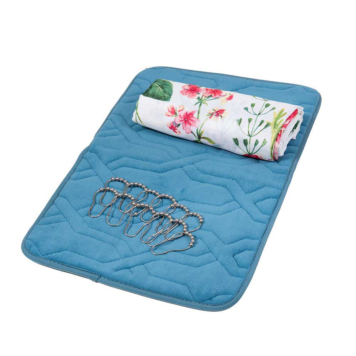 Set Cortinas de Baño Mashini Primula 140 x 220 cm