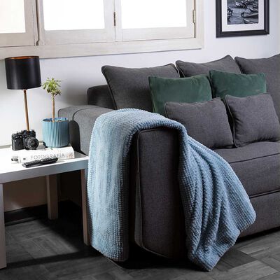 Imagen 2 del producto Manta Short Plush Zibel Azul