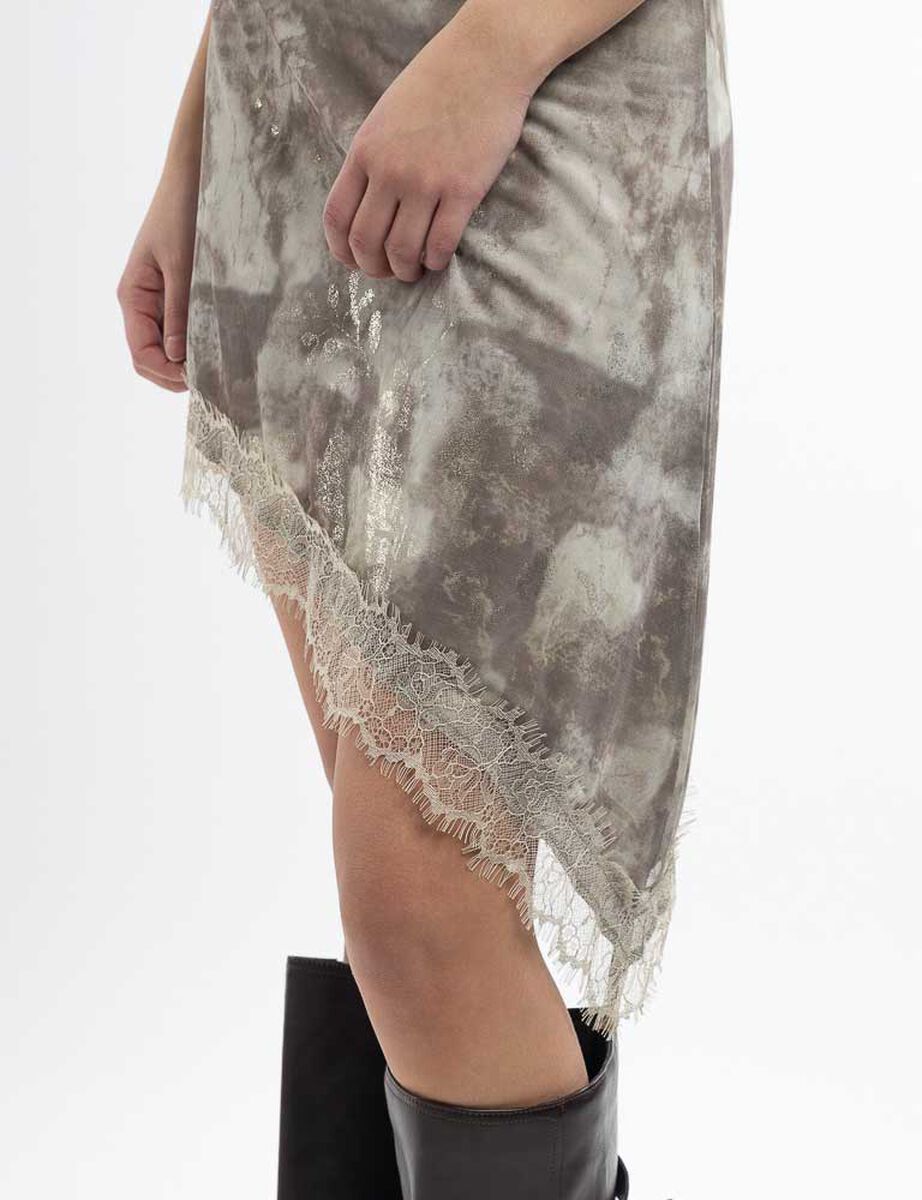 Vestido Asim&eacute;trico Sin Mangas Mujer Icono