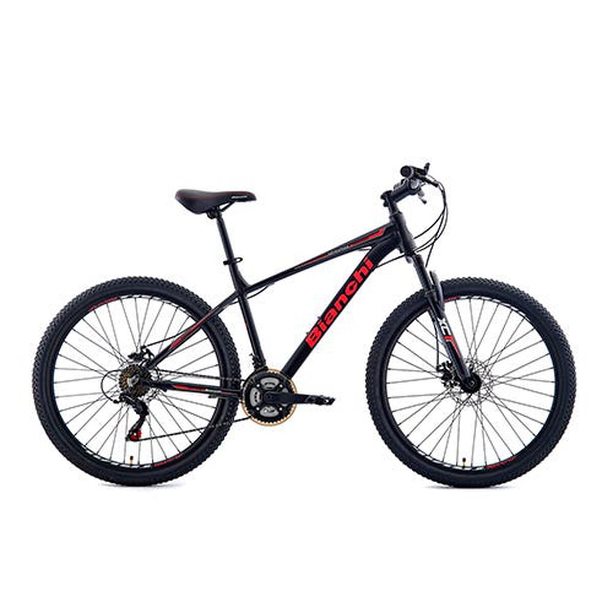 Bicicletas Mountain Bike Bianchi Aro 27,5 Advantage SX Negro Semi Matte/Rojo