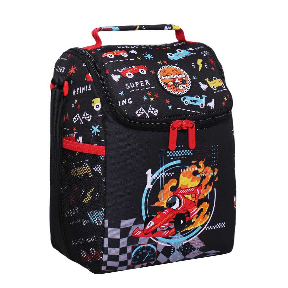 Lonchera Greenland Race Car Negro Head