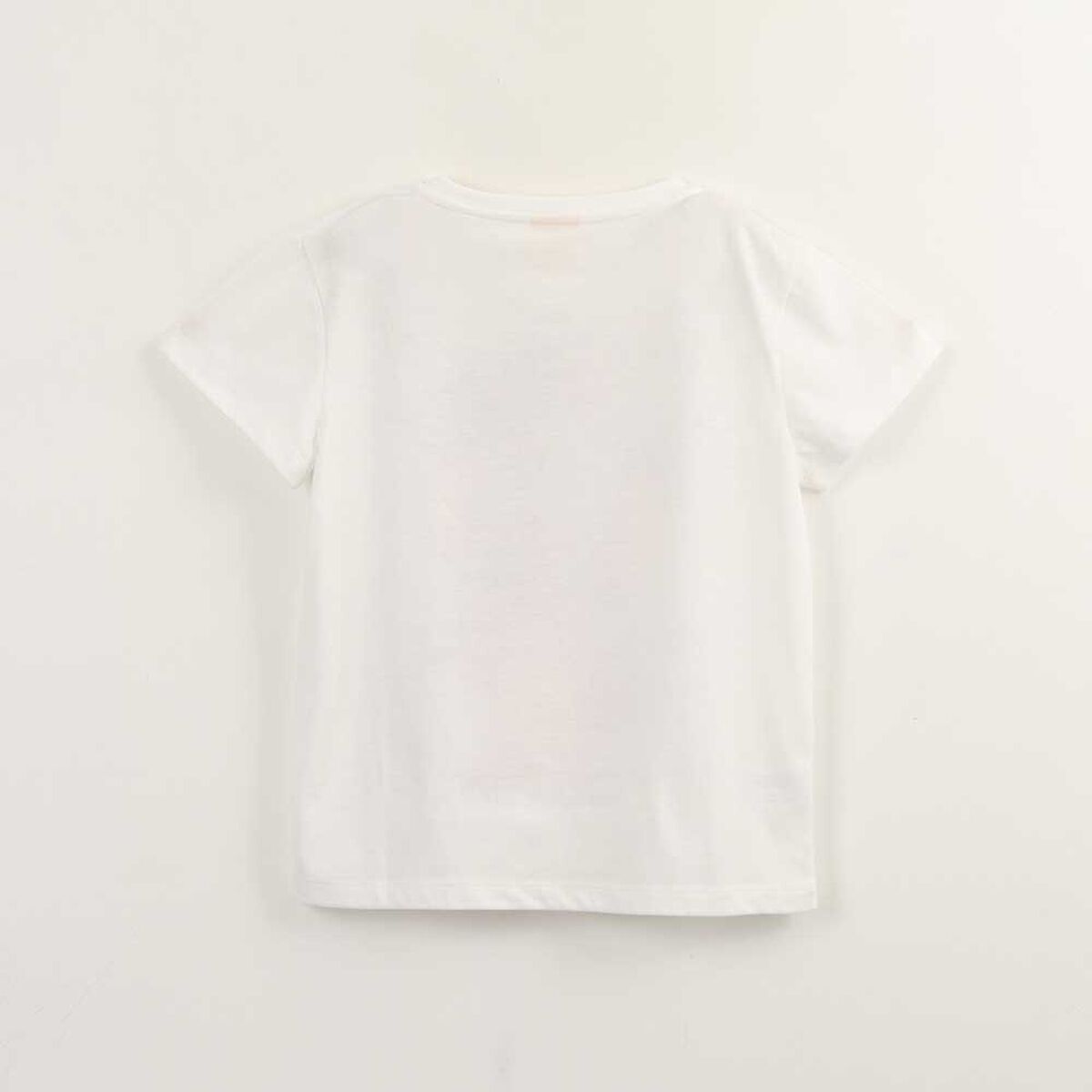 Polera Manga Corta Niña Stitch