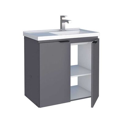 Imagen 2 del producto Vanitorio + Lavamanos Vekkahome Aster 60 Gris