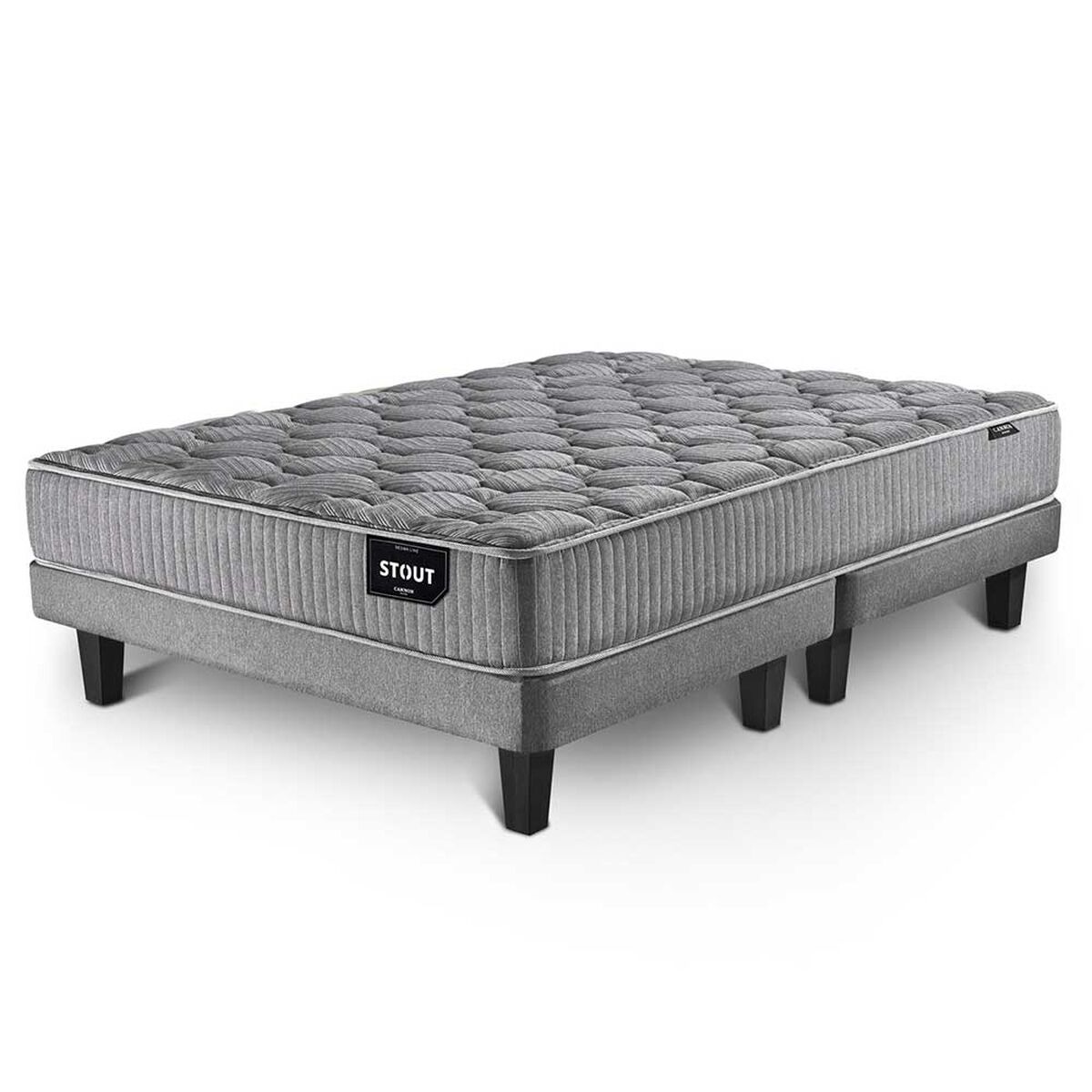 Cama Europea Cannon Base Dividida King Stout