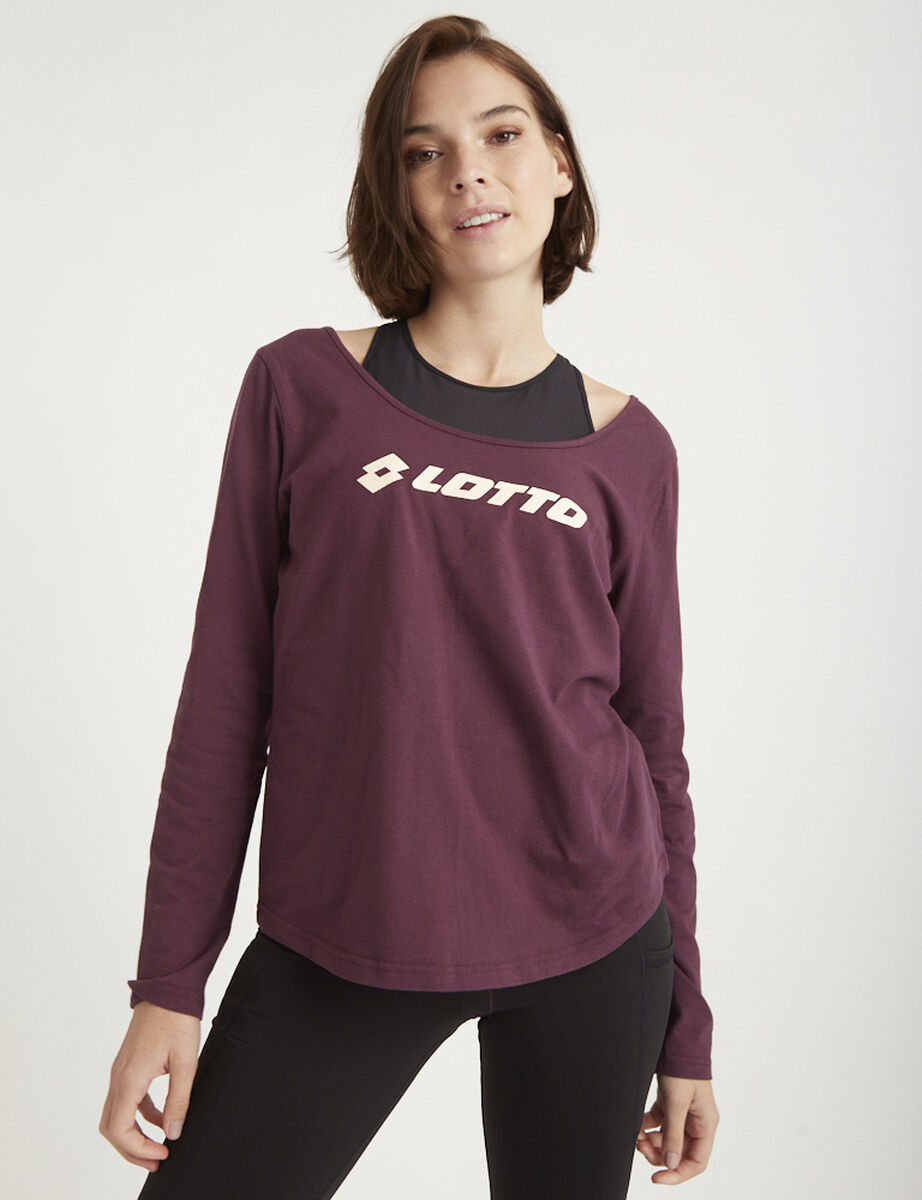 Polera de Algodón Deportiva Mujer Lotto