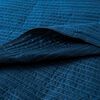 Quilt American Family 1,5 Plazas Trama Azul