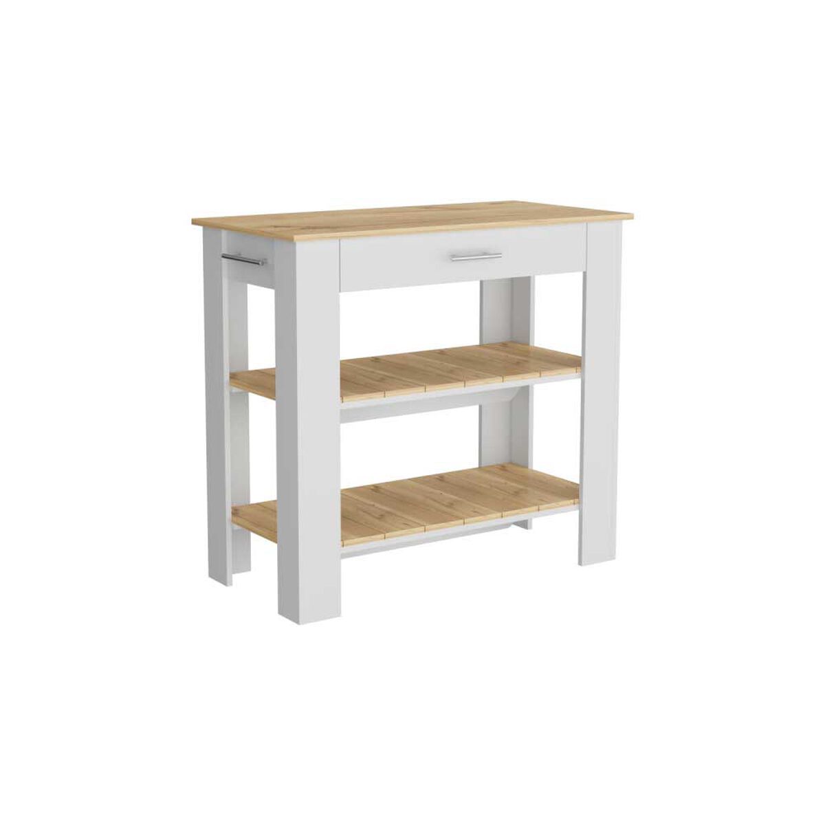 Isla de Cocina TuHome Cala 1 Caj&oacute;n Blanco