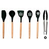 Combo Cocina a Gas Mademsa M 920 T 5 Quemadores + Set 2 Mugs Zibel MG-0476 Blanco Negro + Juego de Cubiertos Casanova K-1050 16 Piezas + Set 6 Utensilios de Cocina Casanova T4043-3A Negro
