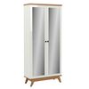 Zapatero Roca Sao Paulo Blanco Roble 2 Puertas