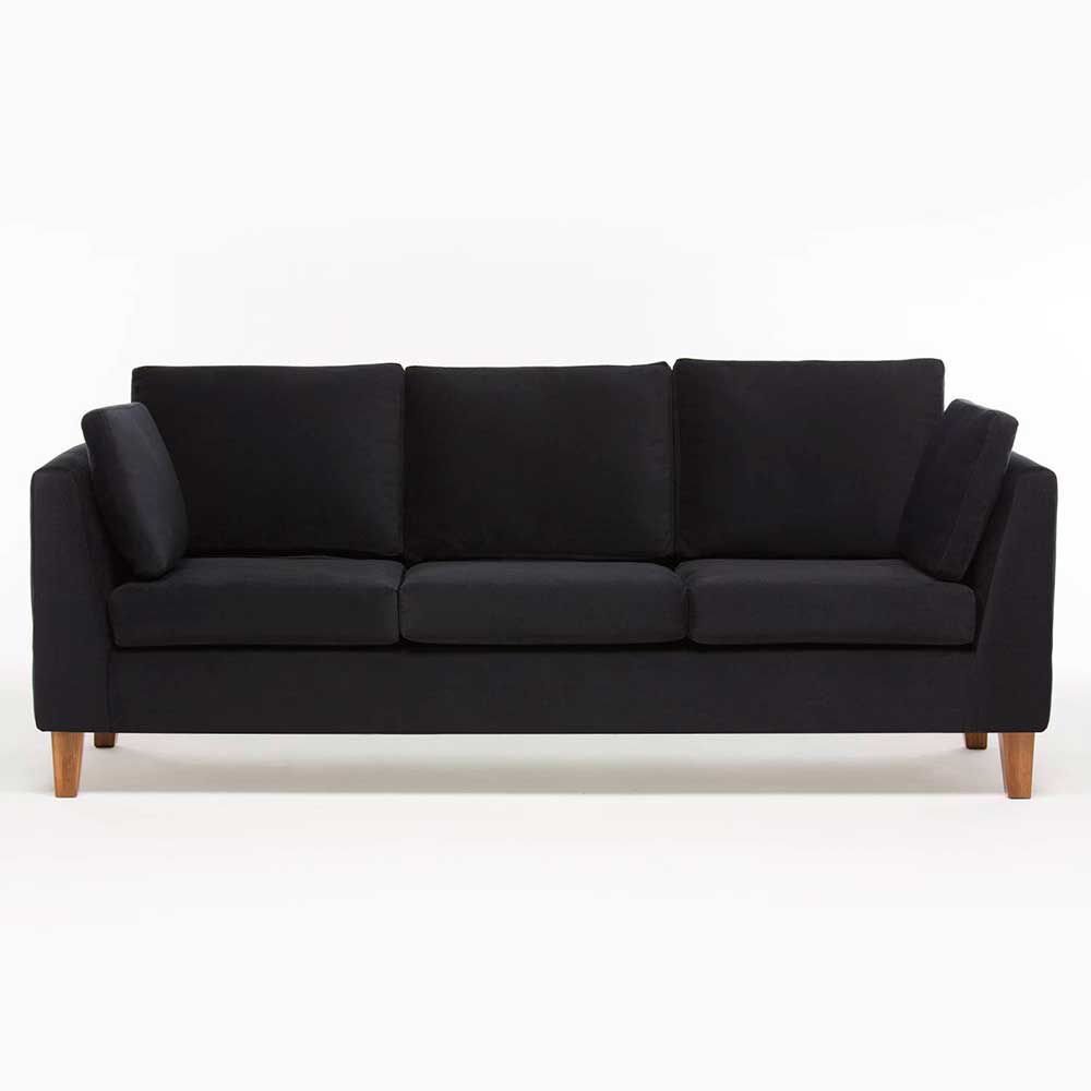 Sofá Barra Design Estocolmo 3 Cuerpos Negro