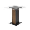 Juego de Comedor Vekkahome John 4 Sillas Café