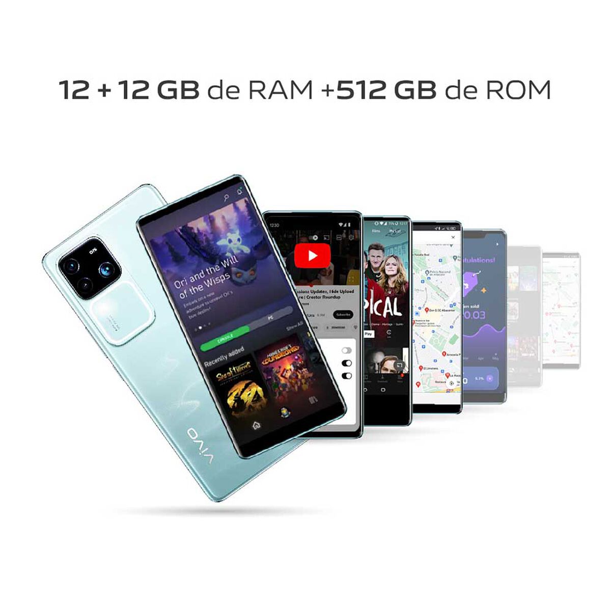Celular Vivo V30 512GB 6,78" Blue Liberado