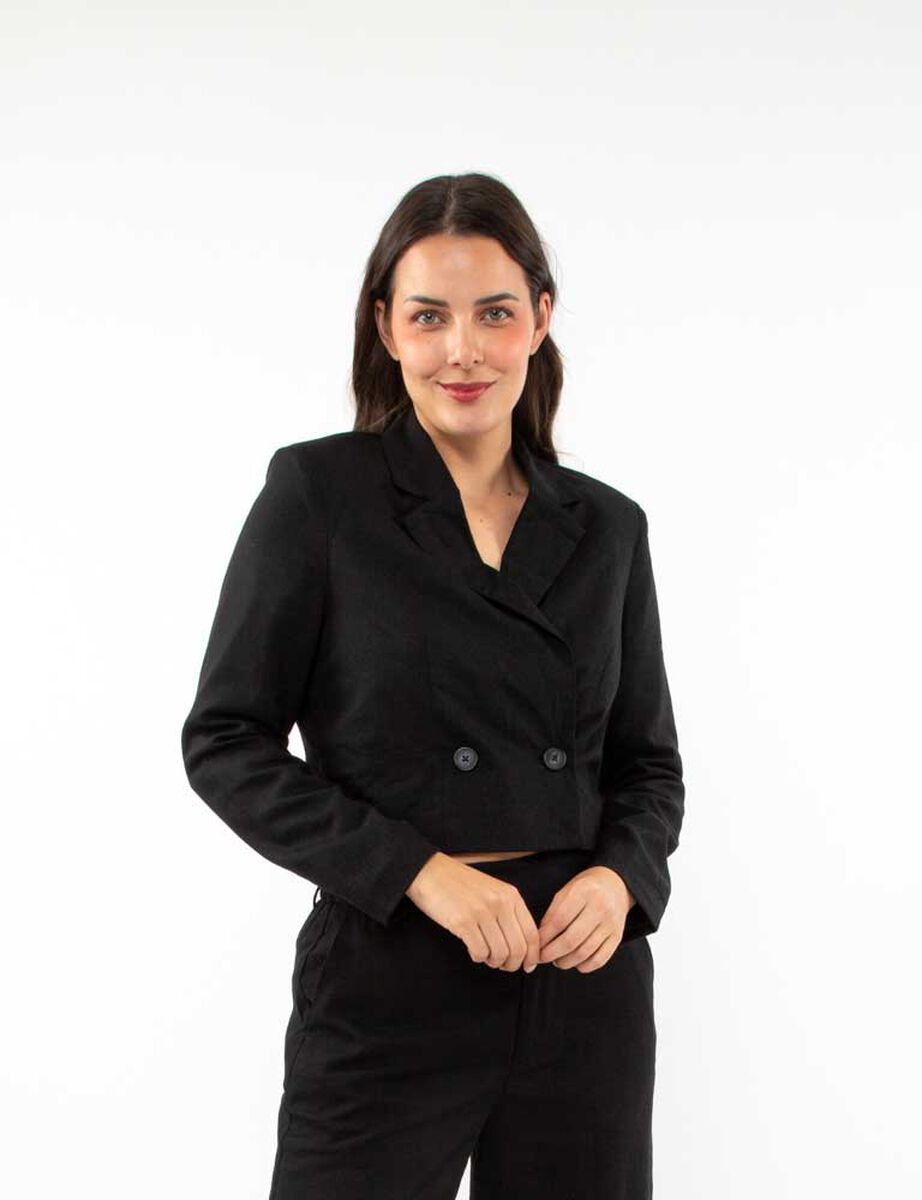 Blazer Lino Mujer Zibel