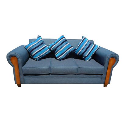 Imagen 2 del producto Juego de Living Almore Acapulco Sofá 3 Cuerpos + Sofá 2 Cuerpos Azul